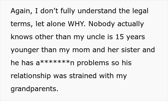 Grandparents Leave 5.2 Million To 17YO In Will, Estranged Uncle Tries To Prove It Was Manipulated