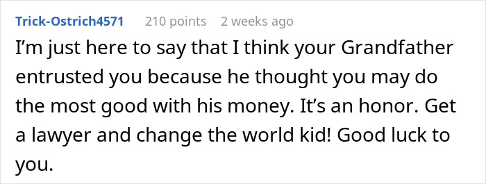 Grandparents Leave 5.2 Million To 17YO In Will, Estranged Uncle Tries To Prove It Was Manipulated
