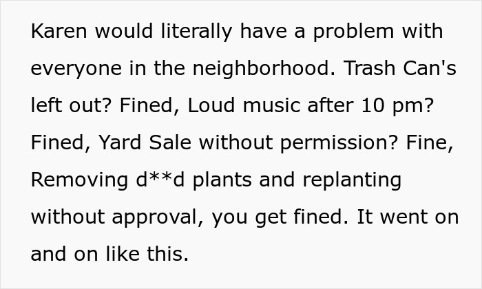 HOA “Queen Karen” Fines Everyone Over Minor Rules, Residents Discover Where Their Extra Dues Went