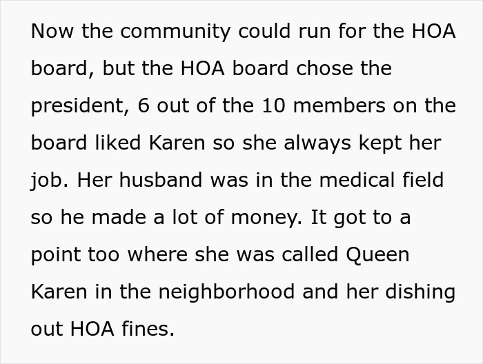 HOA “Queen Karen” Fines Everyone Over Minor Rules, Residents Discover Where Their Extra Dues Went