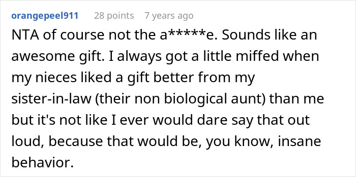 Grandma Accuses Person Of “Buying” Their Stepson’s Love With Gifts, Then Shows Her True Colors Grandma Accuses Person Of “Buying” Their Stepson’s Love With Gifts, Then Shows Her True Colors