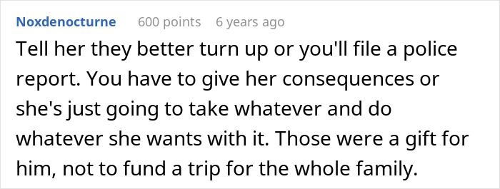 Grandma Accuses Person Of “Buying” Their Stepson’s Love With Gifts, Then Shows Her True Colors Grandma Accuses Person Of “Buying” Their Stepson’s Love With Gifts, Then Shows Her True Colors