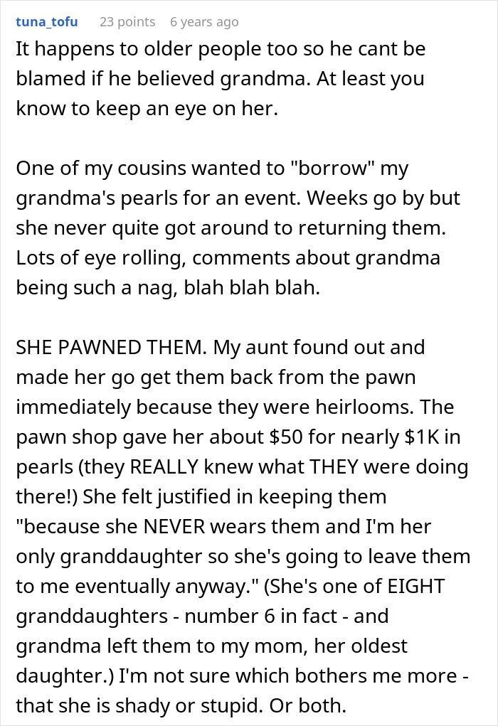 Grandma Accuses Person Of “Buying” Their Stepson’s Love With Gifts, Then Shows Her True Colors Grandma Accuses Person Of “Buying” Their Stepson’s Love With Gifts, Then Shows Her True Colors