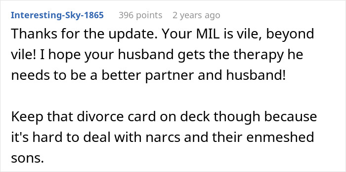 MIL Almost Gets What She Wants As She Drives Woman To Leave Her Son MIL Almost Gets What She Wants As She Drives Woman To Leave Her Son