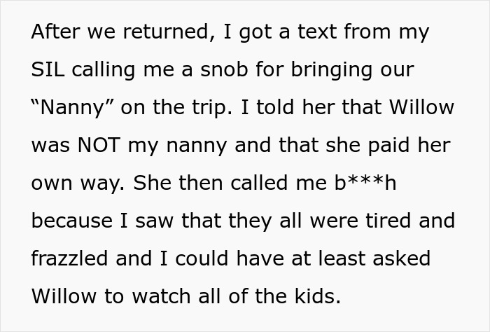Woman Brings Her Best Friend On Family Vacation, In-Laws Throw A Massive Tantrum Woman Brings Her Best Friend On Family Vacation, In-Laws Throw A Massive Tantrum