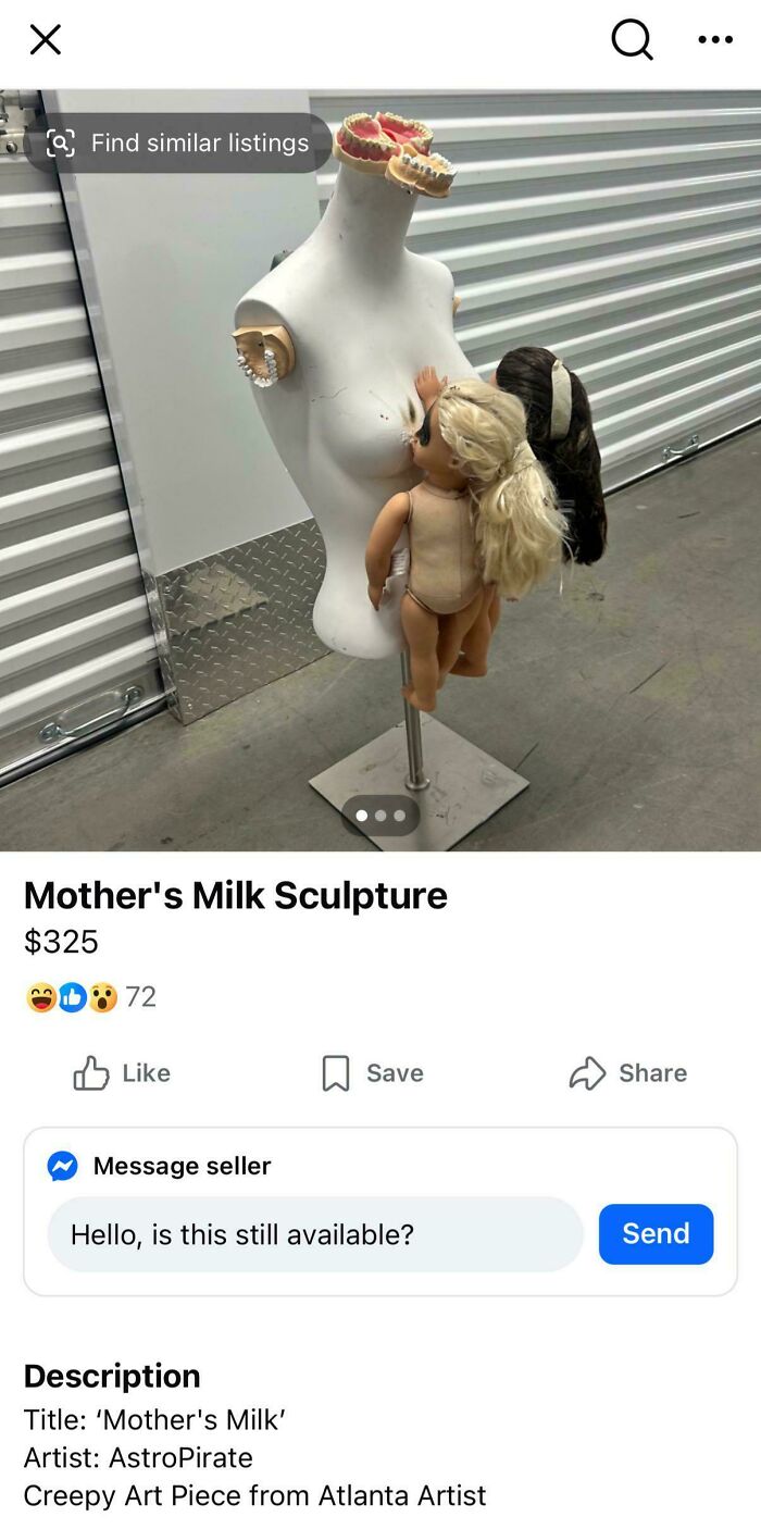 50 Times People Tried To Sell Something Completely Unhinged On Facebook Marketplace (New Pics) 50 Times People Tried To Sell Something Completely Unhinged On Facebook Marketplace (New Pics)