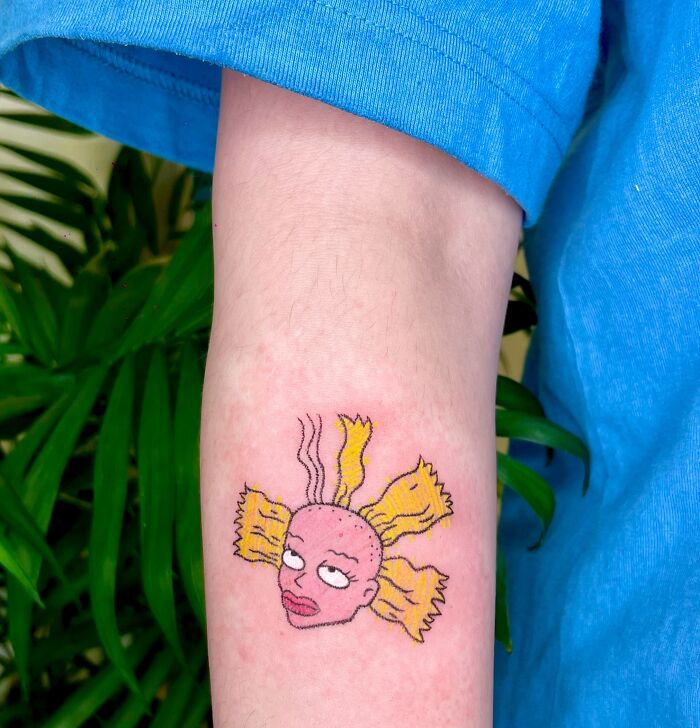 30 Tattoos By This Artist Inspired By The Unfiltered Creativity Of Childhood Crayon Drawings