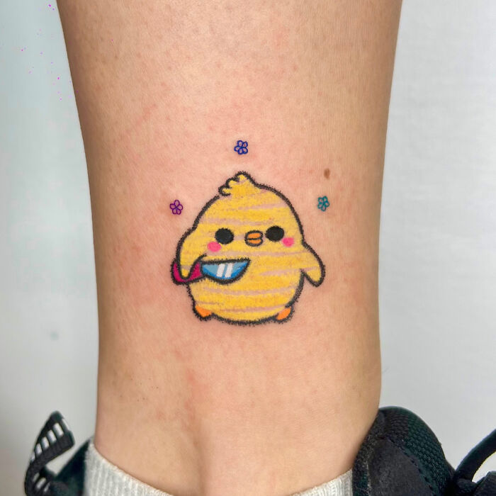 30 Tattoos By This Artist Inspired By The Unfiltered Creativity Of Childhood Crayon Drawings