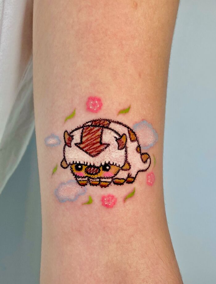 30 Tattoos By This Artist Inspired By The Unfiltered Creativity Of Childhood Crayon Drawings