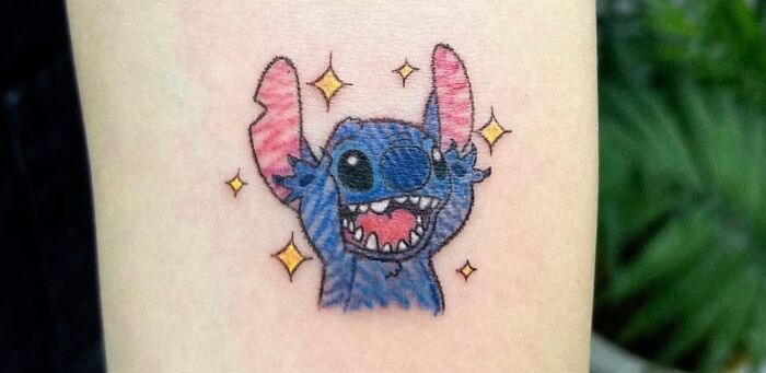 30 Tattoos By This Artist Inspired By The Unfiltered Creativity Of Childhood Crayon Drawings