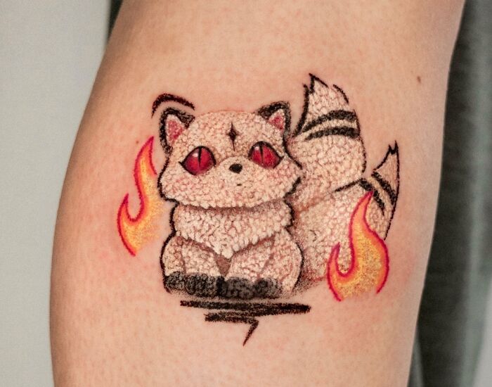 30 Tattoos By This Artist Inspired By The Unfiltered Creativity Of Childhood Crayon Drawings