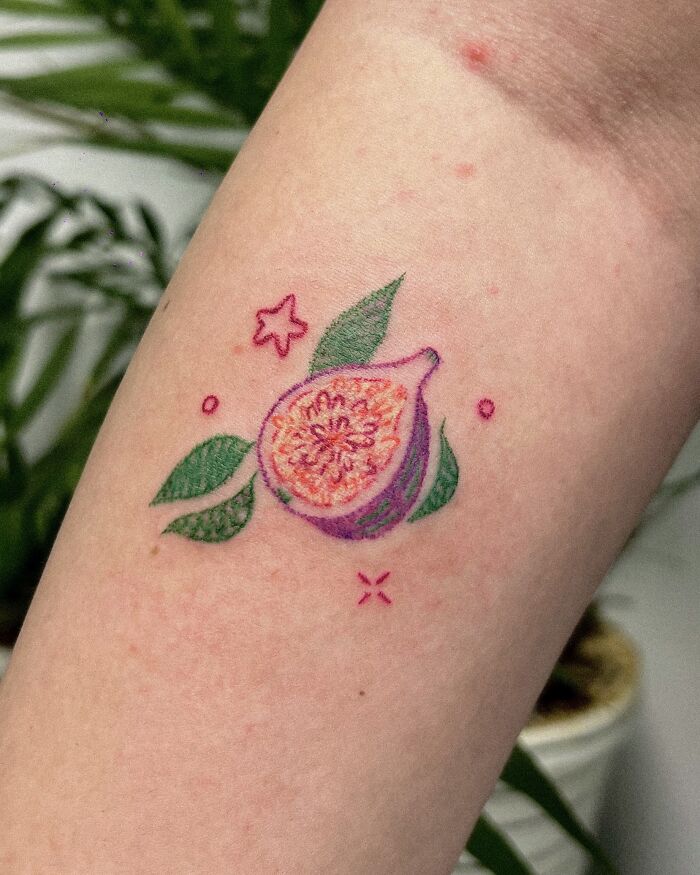 30 Tattoos By This Artist Inspired By The Unfiltered Creativity Of Childhood Crayon Drawings