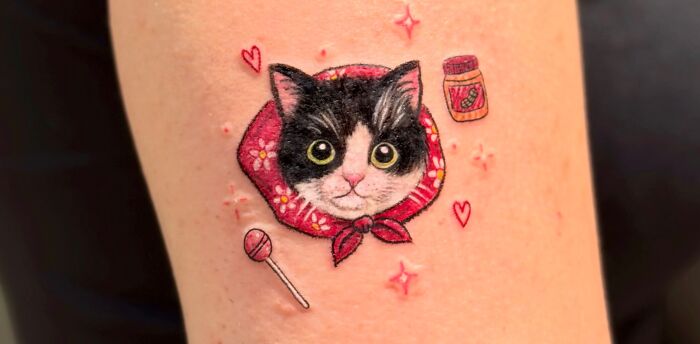 30 Tattoos By This Artist Inspired By The Unfiltered Creativity Of Childhood Crayon Drawings