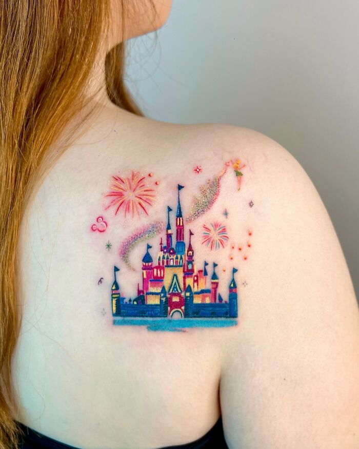 30 Tattoos By This Artist Inspired By The Unfiltered Creativity Of Childhood Crayon Drawings