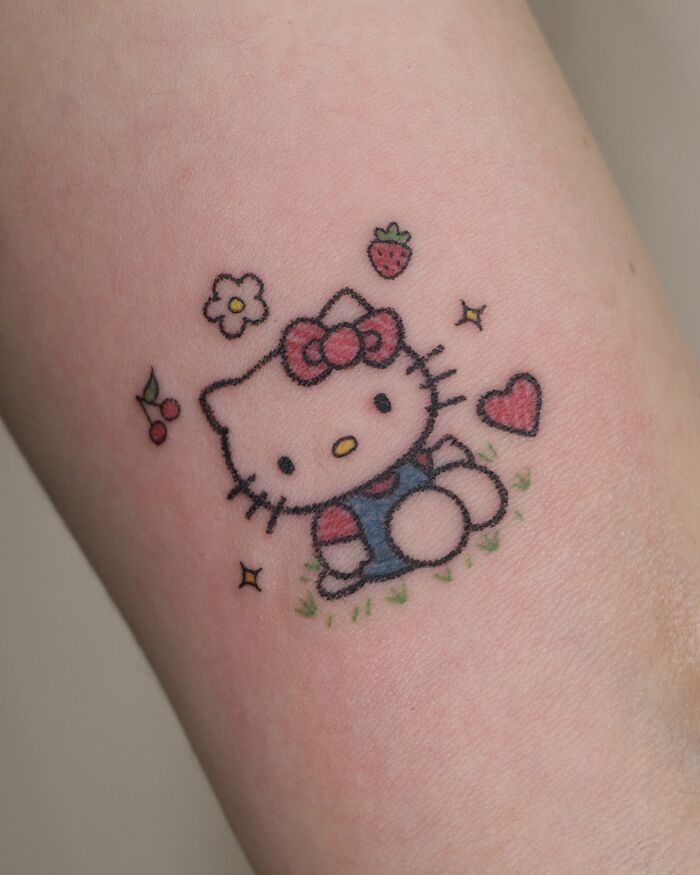 30 Tattoos By This Artist Inspired By The Unfiltered Creativity Of Childhood Crayon Drawings