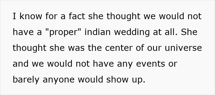 Bride Sends Estranged MIL Photos Of Her Wedding, She Gets Angry And Claims The Bride Was Gloating Bride Sends Estranged MIL Photos Of Her Wedding, She Gets Angry And Claims The Bride Was Gloating