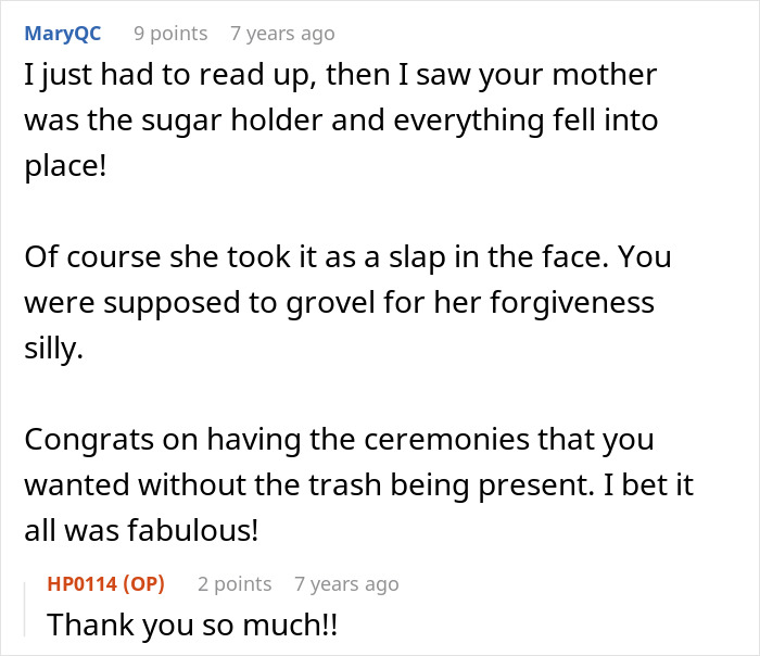 Bride Sends Estranged MIL Photos Of Her Wedding, She Gets Angry And Claims The Bride Was Gloating Bride Sends Estranged MIL Photos Of Her Wedding, She Gets Angry And Claims The Bride Was Gloating