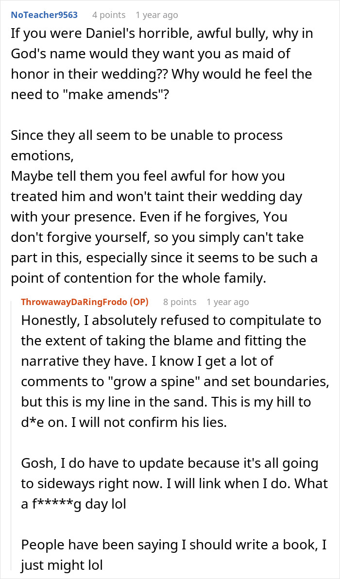 Woman Won’t Play MOH For Twin And Her Childhood Bully, Fam Asks Questions As The Truth Comes Out Woman Won’t Play MOH For Twin And Her Childhood Bully, Fam Asks Questions As The Truth Comes Out