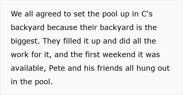 Parents Deny Guy’s Brother Access To Pool He Paid For, So He Buys A Hot Tub For The Boys Instead Parents Deny Guy’s Brother Access To Pool He Paid For, So He Buys A Hot Tub For The Boys Instead