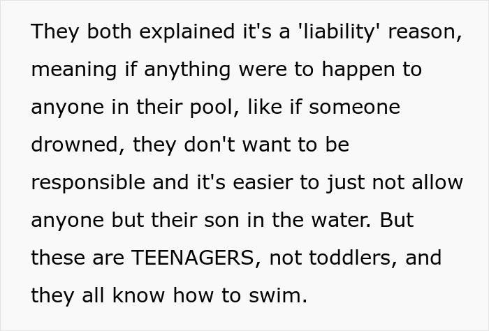 Parents Deny Guy’s Brother Access To Pool He Paid For, So He Buys A Hot Tub For The Boys Instead Parents Deny Guy’s Brother Access To Pool He Paid For, So He Buys A Hot Tub For The Boys Instead