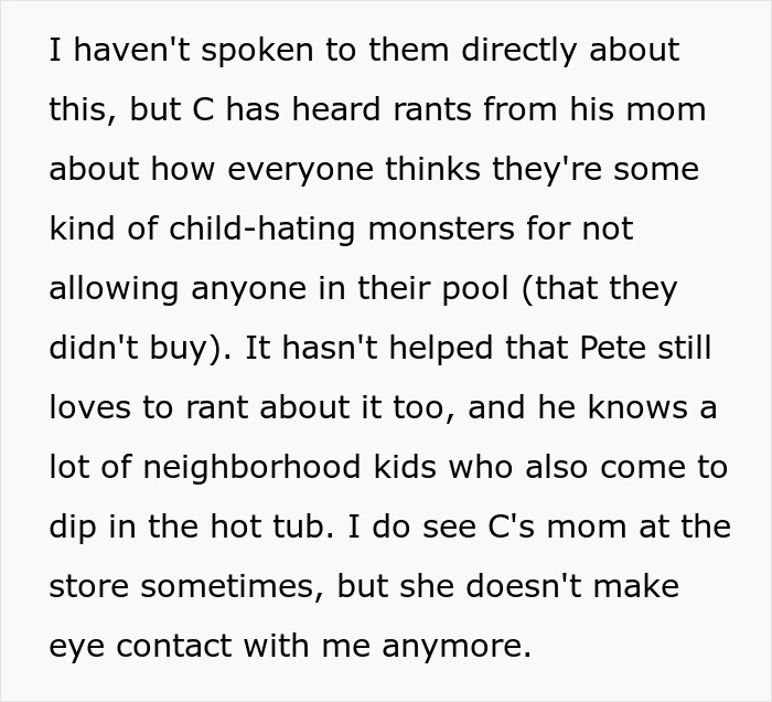 Parents Deny Guy’s Brother Access To Pool He Paid For, So He Buys A Hot Tub For The Boys Instead Parents Deny Guy’s Brother Access To Pool He Paid For, So He Buys A Hot Tub For The Boys Instead