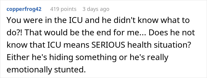 Woman Rushed To ICU After Medical Emergency, Can’t Believe Fiancé Waits Until The Next Day To Visit Woman Rushed To ICU After Medical Emergency, Can’t Believe Fiancé Waits Until The Next Day To Visit