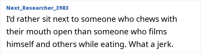 Passenger Confronts Total Stranger For Chewing With His Mouth Open On Plane, Sparks Viral Debate Passenger Confronts Total Stranger For Chewing With His Mouth Open On Plane, Sparks Viral Debate