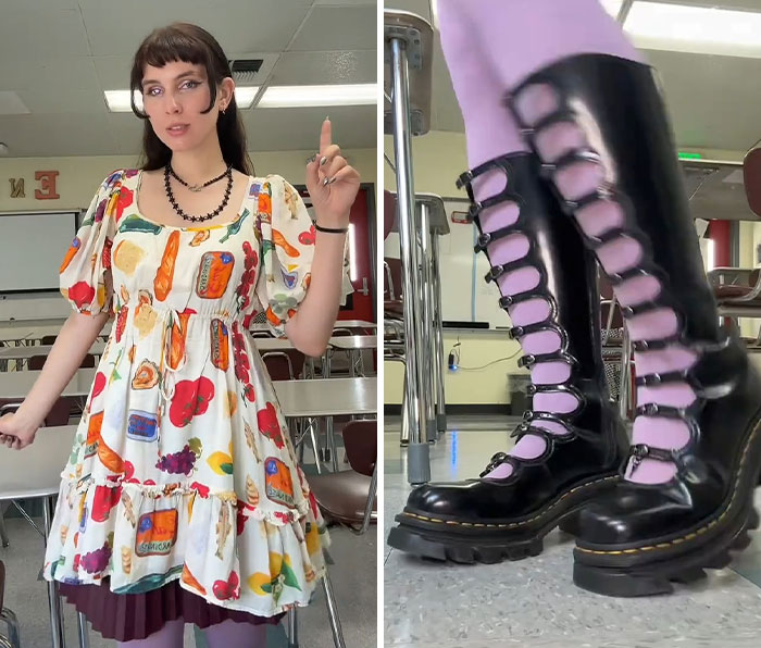 “Should Be Dress Codes”: Teacher’s OOTD Post Sparks Controversy After She Films It In A Classroom “Should Be Dress Codes”: Teacher’s OOTD Post Sparks Controversy After She Films It In A Classroom