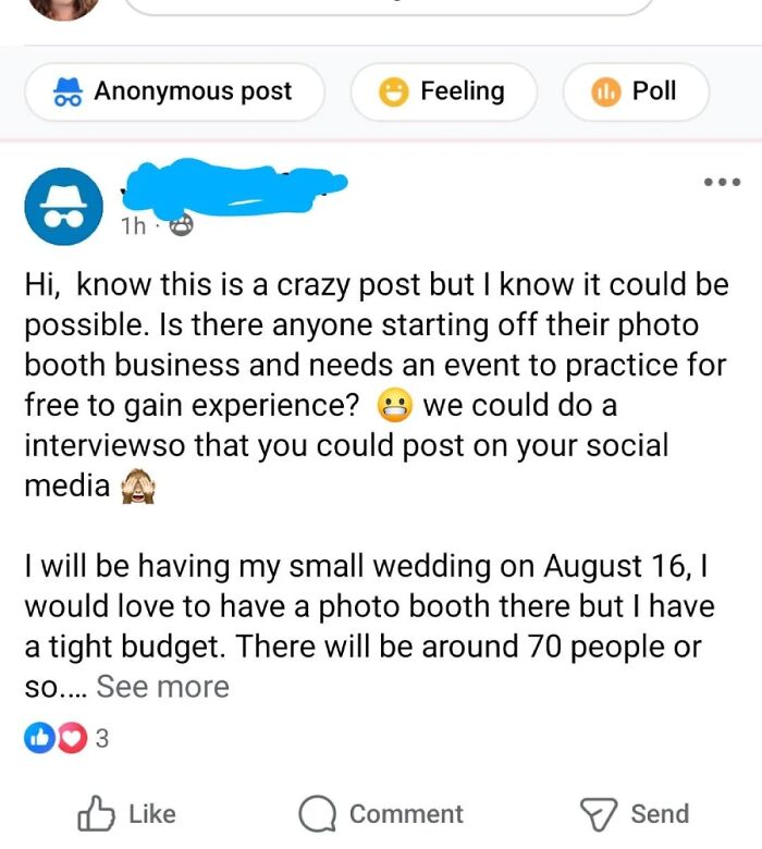 85 Outrageous Requests From People Who Apparently Don’t Understand How Money Works 85 Outrageous Requests From People Who Apparently Don’t Understand How Money Works
