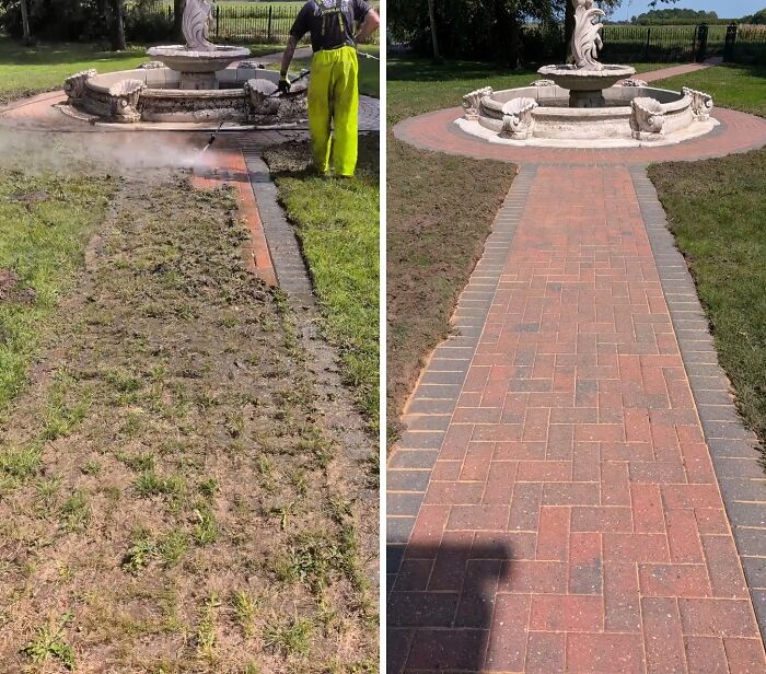 81 Power Washing Pics That Are So Satisfying, They Might Make Cleaning Look Fun (New Pics)