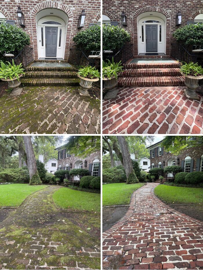 81 Power Washing Pics That Are So Satisfying, They Might Make Cleaning Look Fun (New Pics)