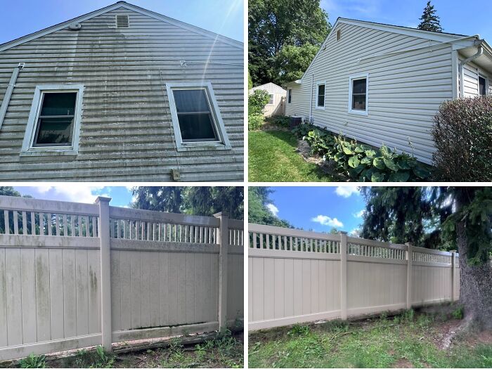 81 Power Washing Pics That Are So Satisfying, They Might Make Cleaning Look Fun (New Pics)