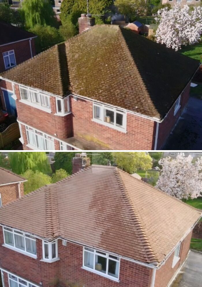 81 Power Washing Pics That Are So Satisfying, They Might Make Cleaning Look Fun (New Pics)