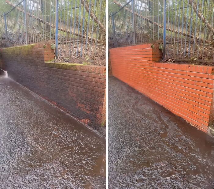 81 Power Washing Pics That Are So Satisfying, They Might Make Cleaning Look Fun (New Pics)