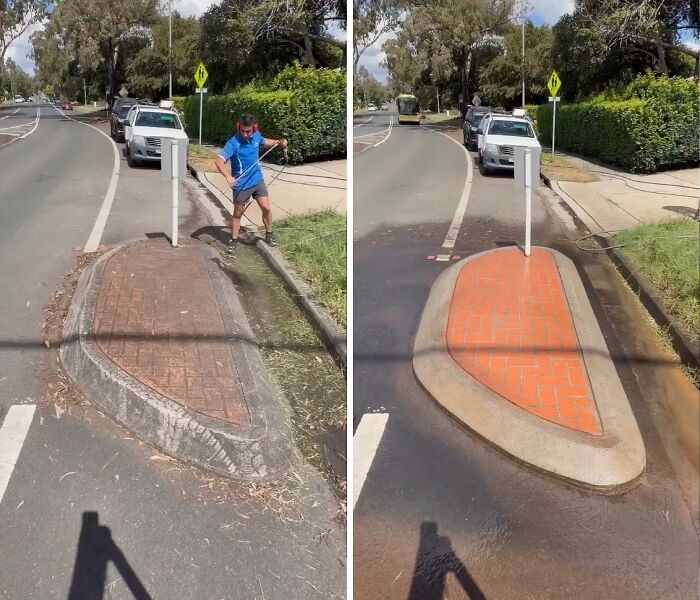 81 Power Washing Pics That Are So Satisfying, They Might Make Cleaning Look Fun (New Pics)