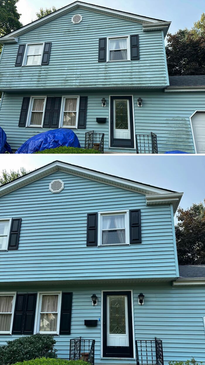 81 Power Washing Pics That Are So Satisfying, They Might Make Cleaning Look Fun (New Pics)
