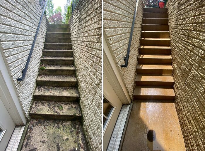81 Power Washing Pics That Are So Satisfying, They Might Make Cleaning Look Fun (New Pics)
