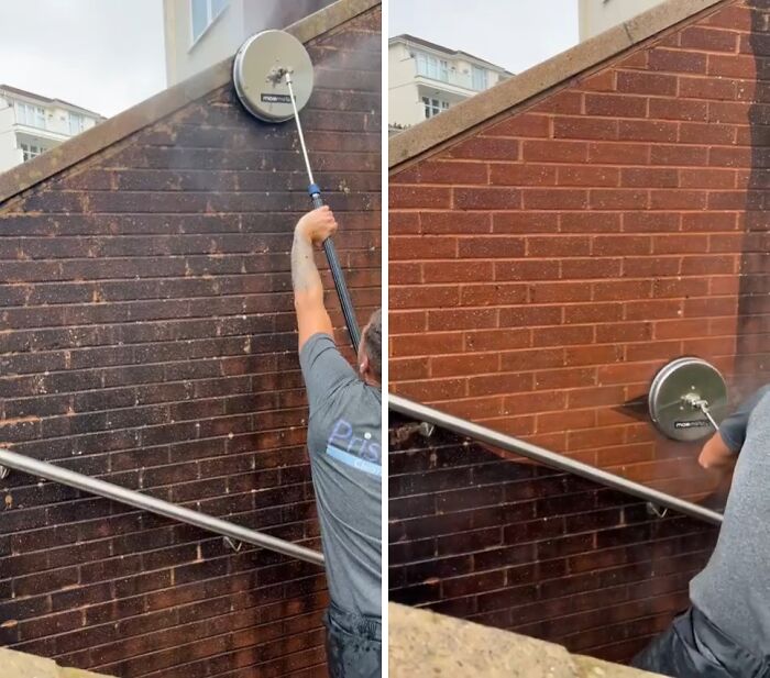 81 Power Washing Pics That Are So Satisfying, They Might Make Cleaning Look Fun (New Pics)