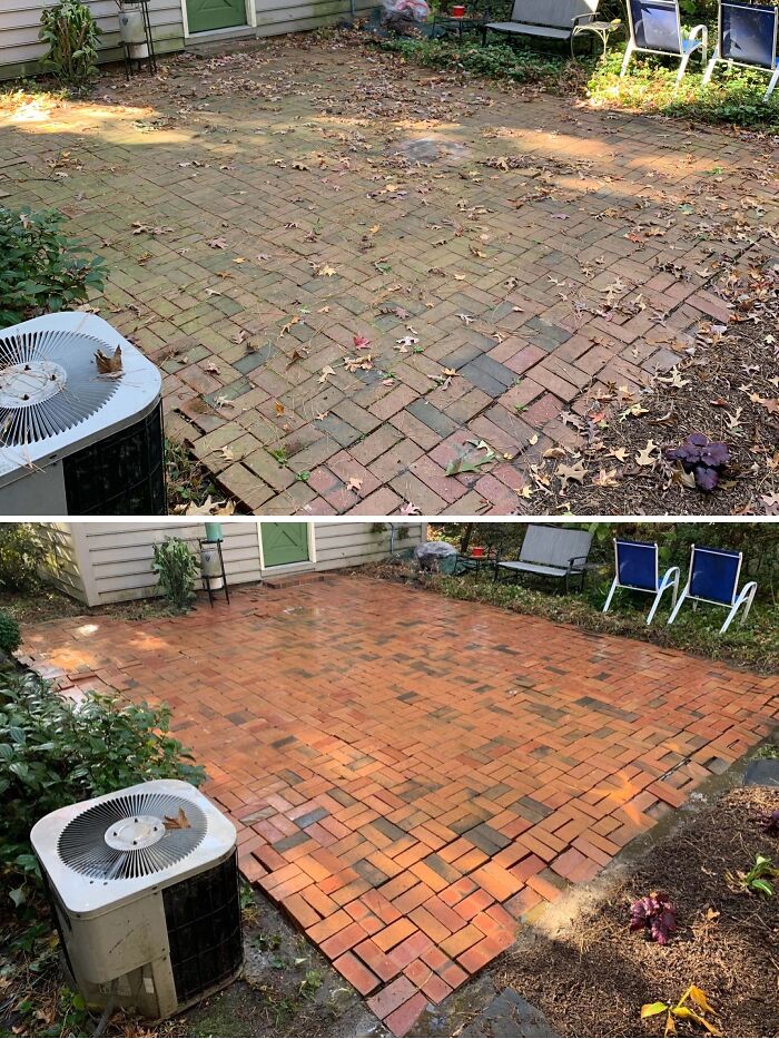 81 Power Washing Pics That Are So Satisfying, They Might Make Cleaning Look Fun (New Pics)