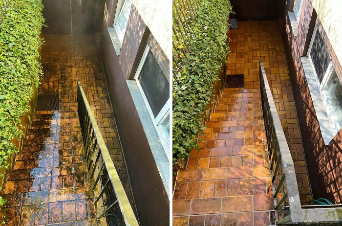 81 Power Washing Pics That Are So Satisfying, They Might Make Cleaning Look Fun (New Pics)