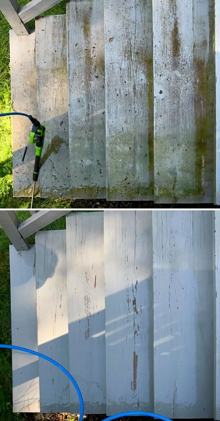 81 Power Washing Pics That Are So Satisfying, They Might Make Cleaning Look Fun (New Pics)