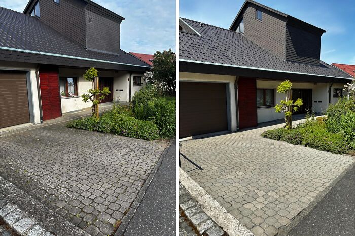 81 Power Washing Pics That Are So Satisfying, They Might Make Cleaning Look Fun (New Pics)