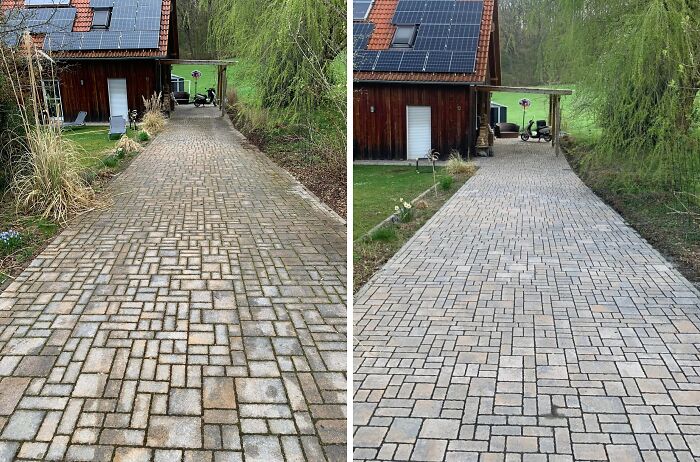 81 Power Washing Pics That Are So Satisfying, They Might Make Cleaning Look Fun (New Pics)