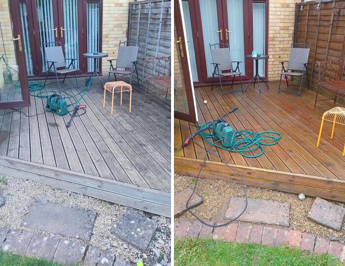81 Power Washing Pics That Are So Satisfying, They Might Make Cleaning Look Fun (New Pics)