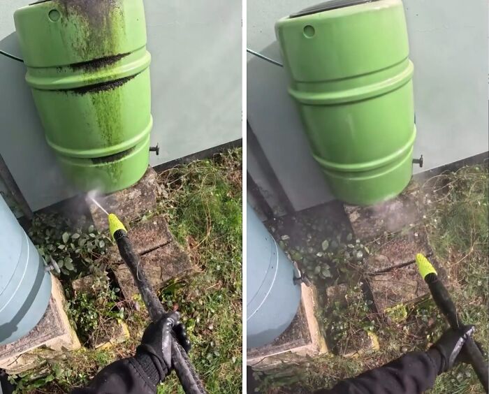 81 Power Washing Pics That Are So Satisfying, They Might Make Cleaning Look Fun (New Pics)