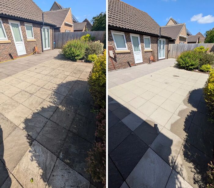 81 Power Washing Pics That Are So Satisfying, They Might Make Cleaning Look Fun (New Pics)