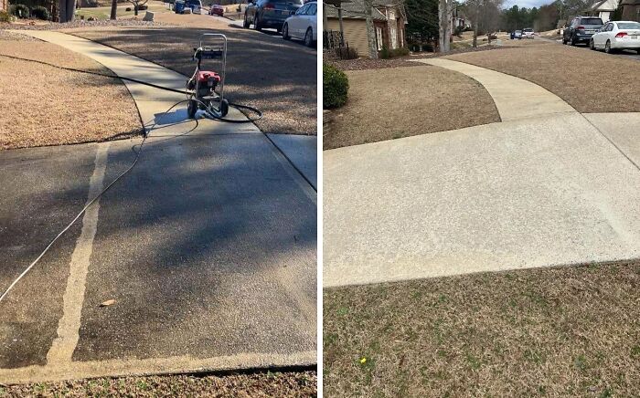 81 Power Washing Pics That Are So Satisfying, They Might Make Cleaning Look Fun (New Pics)