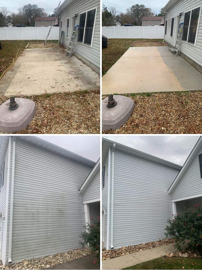 81 Power Washing Pics That Are So Satisfying, They Might Make Cleaning Look Fun (New Pics)