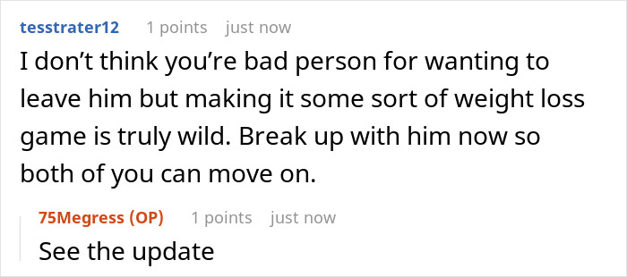 Woman Uses Her Disgust With Her Boyfriend As Inspiration To Lose Weight