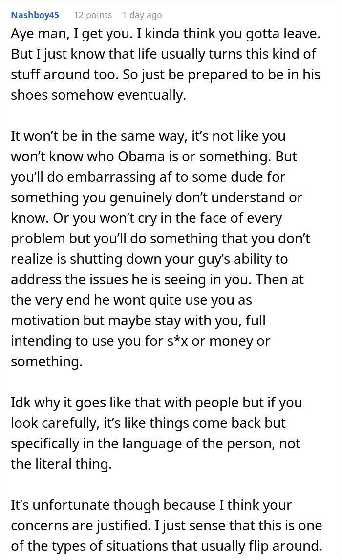 Woman Uses Her Disgust With Her Boyfriend As Inspiration To Lose Weight